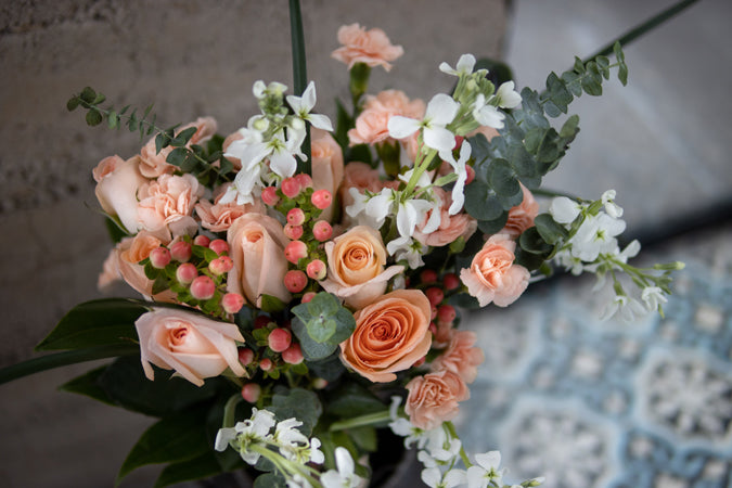 Flowers miami Roses Bouquet Wishes - La Florela