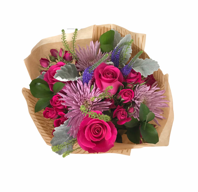 Tender Roses Bouquet " Giggles " - La Florela