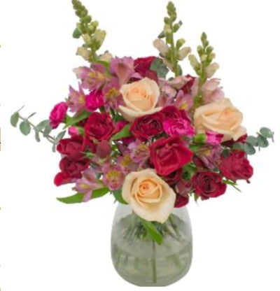 Bouquet of Roses & Alstroemeria Romeo & Juliet - La Florela