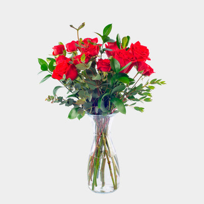 Anniversary Cheers Roses Bouquet - La Florela