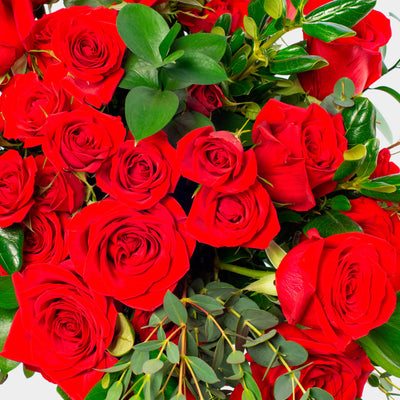 Anniversary Cheers Roses Bouquet - La Florela