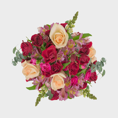 Bouquet of Roses & Alstroemeria Romeo & Juliet - La Florela